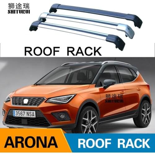 2Pcs Roof Bars for Seat Arona , 5-dr SUV, 2017-2020 Aluminum Alloy Side Bars Cross Rails Roof Rack Luggage CUV SUV