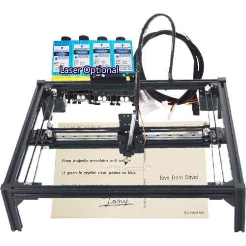 DIY XY Plotter Laser Engraving Machine A4 A3 Engraving Area Frame Drawing Robot Drawbot Pen Write Machine Plotter Robot Kit