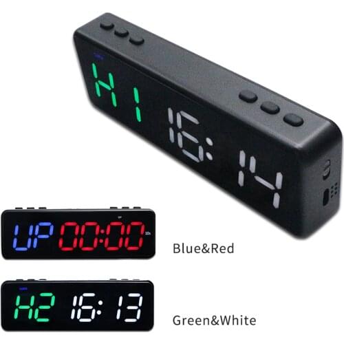 Magnetic Interval Timer Portable Fitness Timer with Bluetooth APP Control Wall Gym Timer for All Sports Training Skill levels