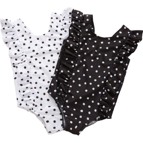 Fashion Dot Baby Girls Swimwear Toddle Swimsuit Bathing Suit Summer Beach Wear Kids Swimsuit One Piece Baby Bikini for Girls