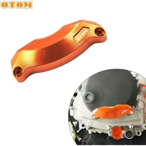 OTOM Motorcycle CNC Aluminum Clutch Side Cover Guard Protector For ZONGSHEN Engine NC250 250cc BSE RX3 ZS250GY-3 4 Valves Parts