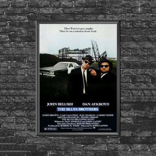 The Blues Brothers Movie Poster Canvas Art Print Wall Painting Home Decoration (No Frame)