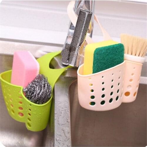 Adjustable Portable Basket Home Kitchen Hanging Drain Basket Bag Bath Storage Tools Sink Holder Kitchen Accessory Vaciar Cesta