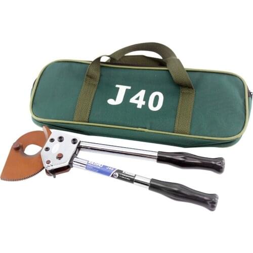 J40 Ratcheting Cable Cutter Wire Cutting Tools cut 40mm Cu/Alu cable