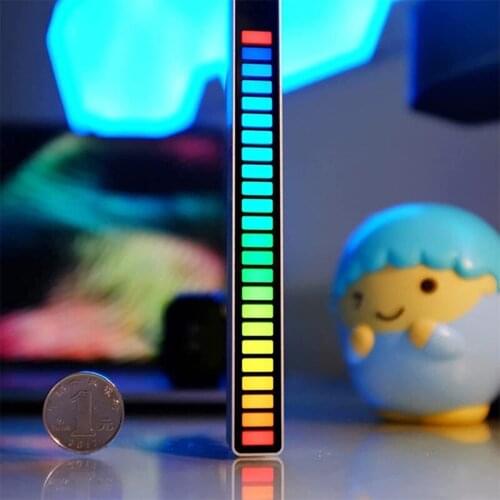 RGB Music Pickup Rhythm Light Plug-in use Music Rhythm Lamp LED Atmosphere Light Computer Car Atmosphere Pickup Light USB