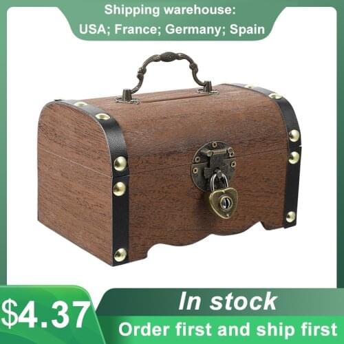 ROSENICE Wooden Piggy Banks For Money China