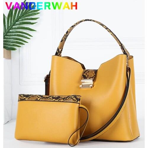 Luxury Handbags Designer Bags for Women 2021 Sac A Main Femme 3 Layers Fashion Ladies Tote Hand Bag 2 Sets Leather Women Wallet