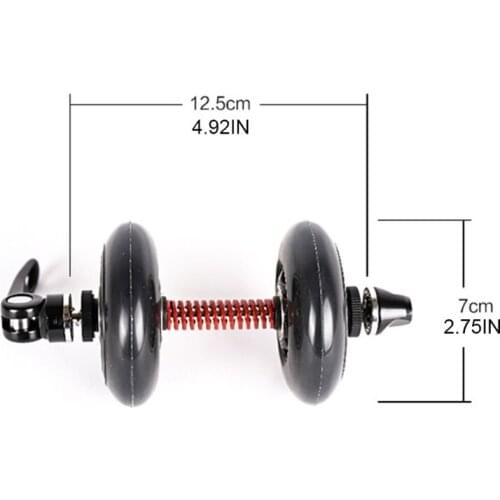 Detachable Bicycle Fork Guard Auxiliary Wheels Bike Front Fork During Transport and Storage Protection Allows Upright Dropship