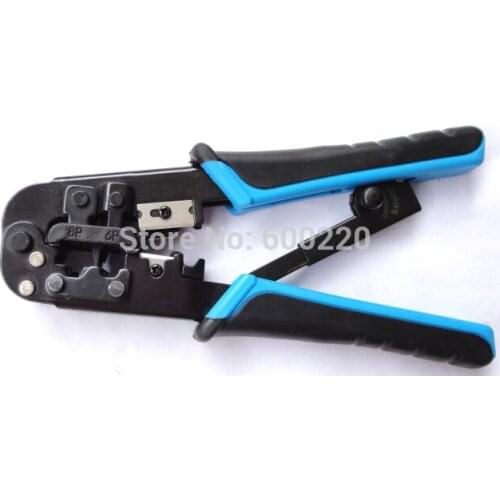 Dual purpose network clamp crystal head network cable connector RJ11/12(6p) RJ45(8p8c)LT-568R