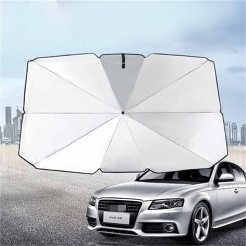 Foldable Car Windshield Sun Shade Umbrella Car UV Cover Sunshade Heat Insulation Front Window Interior Protection Easy to Store