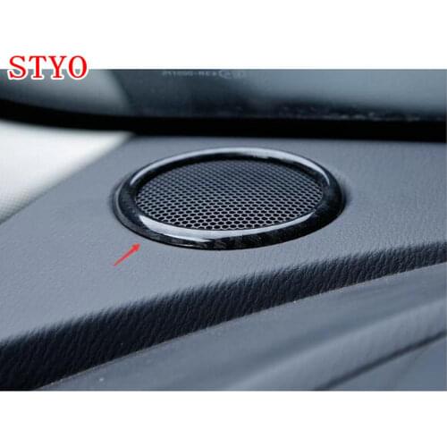 STYO Car ABS Interior Side Speaker Ring Cover Trim For LHD MAZDA1 CX-3 CX3 2017-2018