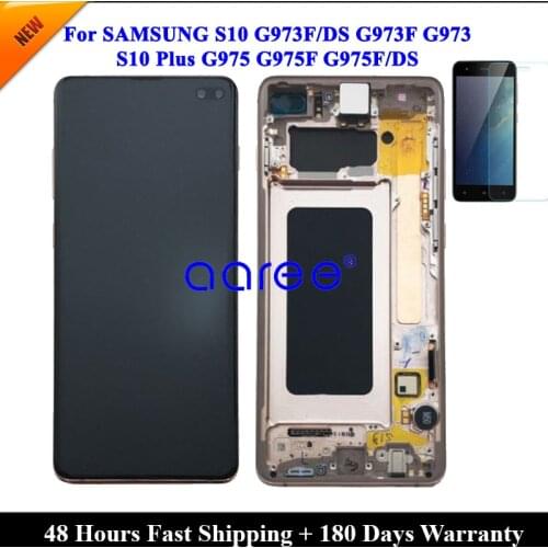 Super AMOMLED LCD For Samsung S10 LCD G9730 LCD For Samsung S10 G9730 LCD Screen Touch Digitizer Assembly