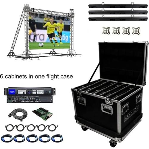 Nationstar kinglight smd 1921 smd led display screen p3.91 p4.81 full color video wall light weight cabinet