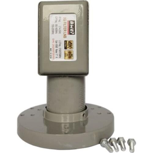 High gain 5150 or 5750MHz c band quad four 4 output exit lnb for satellite TV Digital Satellite Antenna satellite finder singal