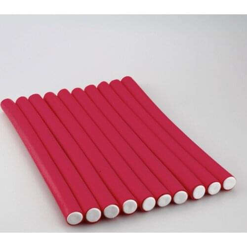 10PCS Soft Hair Curler Roller Curl Hair Bendy Rollers DIY Magic Hair Curlers Tool Styling Rollers Pearl Cotton Hair Curling