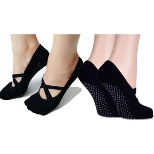 3 Pcs Pilates, Dance, Yoga Sport Sock. Anti-Slip Base. Suitable for size 35-39. Comfortable and Elastic. Dancing toning shoe