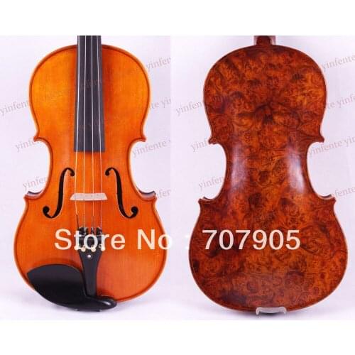 4/4 Violin Better Flame Birdeye Maple Back Russia Spruce Antique Varnish Master Powerful Sound Pro