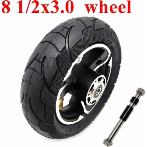 8 1/2x3.0 Pneumatic Tire for Electric Scooter Zero9 Front Wheel 8 1/2x2 (50-134) Upgrade Inner and Outer Tyre and Aluminum Rim