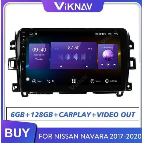 For nissan navara 2017 2018 2019 2020 android car radio stereo multimedia player tape recorder head unit 2din autoradio 128g