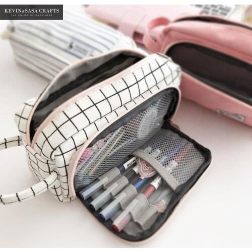 Bag 20 Colors Large Capacity Pencil Case Pencilcase School Pen Case Supplies Pencil Bag School Box Pencils Pouch Stationery