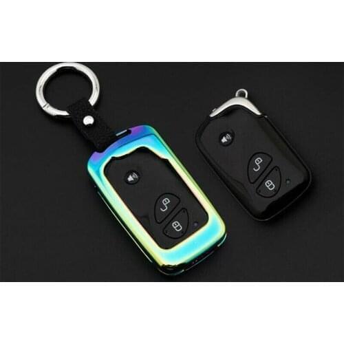 Zinc Alloy Car Styling Remote Key Cover Case Fob Shell Keychain Bag For Lexus IS250 GS460 GS350 GS450h GS430 GS300 LS600h RX350