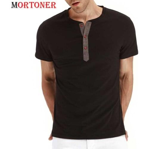 Black Henley Long Sleeve T shirt Men 2021 Brand New Slim Fit Patchwork Collar Tshirt Men Casual Soft Basic Tee Shirt Homme 3XL