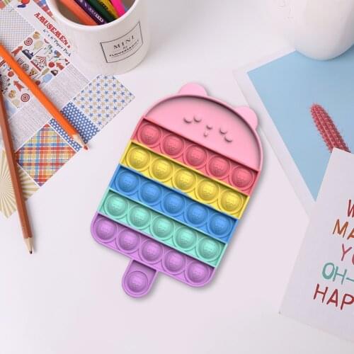 Push Bubble Sensory Fingertip Toy Fidget Stress Reliever Toys Adult Kids Funny Soft Silicone Antistress Decompression Gifts#22