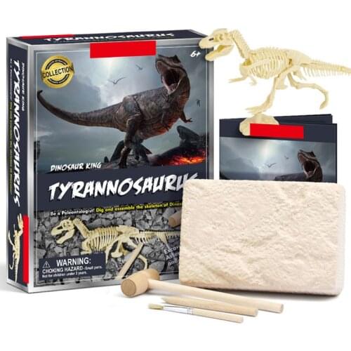 Hot Sale DIY Dinosaur Crocodile Novelty Digging Fossils Excavation Toys Kids Learning Educational Funny Gifts for Girl Boy