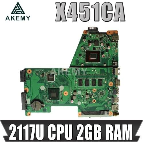 For ASUS X451C X451CA F451 F451C MOTHERBOARD 2117U 2GB RAM HM70 DDR3 GMA HD 3000 tested