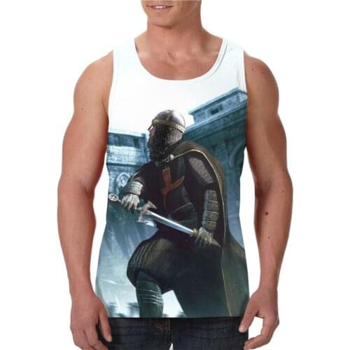 Fashion Summer Bodybuilding 3D Printed Movie Men Vest Compression Shirts Male Singlet Sleeveless Tops&Tees Fitness Bodybuilding