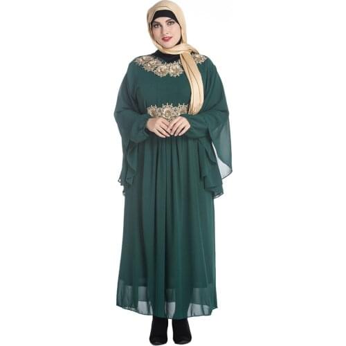 Middle East Fashion Dubai Muslim For Women Hijab Dress Caftan Turkey Kaftan Ramadan Arabic Islamic Clothing Modest Robe