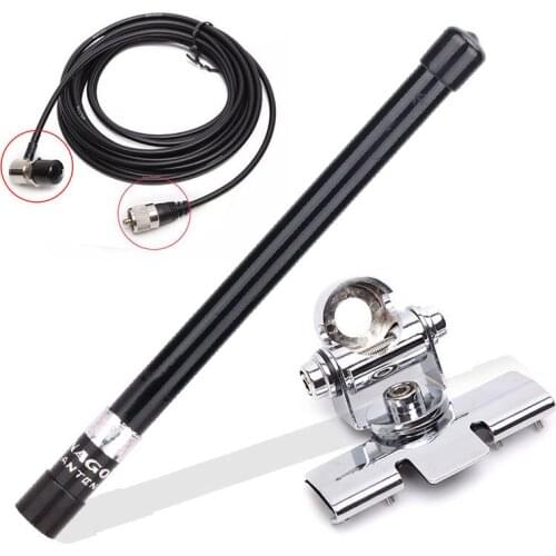 Nagoya NL-350 Dual Band 144/430MHz 100W High Gain Mini Fiberglass Antenna NL350 for TYT QYT Baojie bj-218 Mobile Radio Car Radio