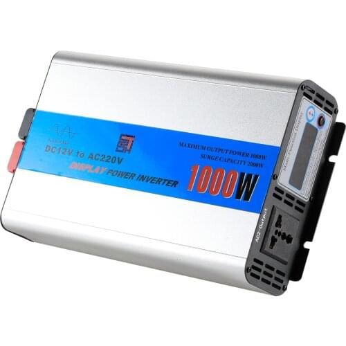 Off grid pure sine wave rated power 1000W peak 2000W 12v voltage converter 1000 watt