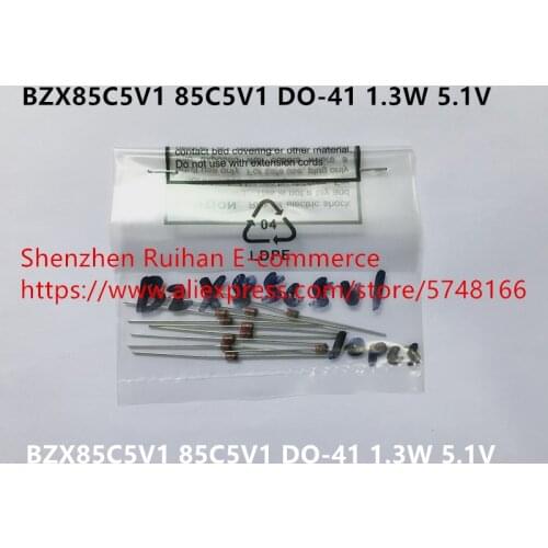 Original new 100% BZX85C5V1 85C5V1 DO-41 1.3W 5.1V (Inductor)
