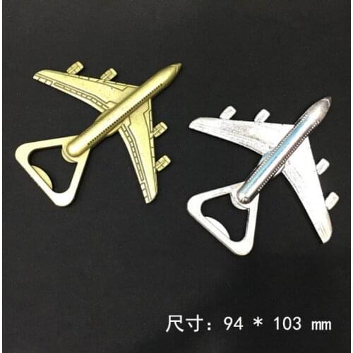 Airplane Bottle Opener Antique Plane Shape Beer Opener Wedding Gift Party Favors Kitchen Airplane Openers LX4788