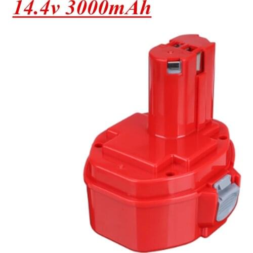 PA14 14.4V 3000mAh Ni-CD Rechargeable Replacement Battery for Makita 1420 1422 1433 1434 1435 6228D 6281D 6280D 1051D 6233D