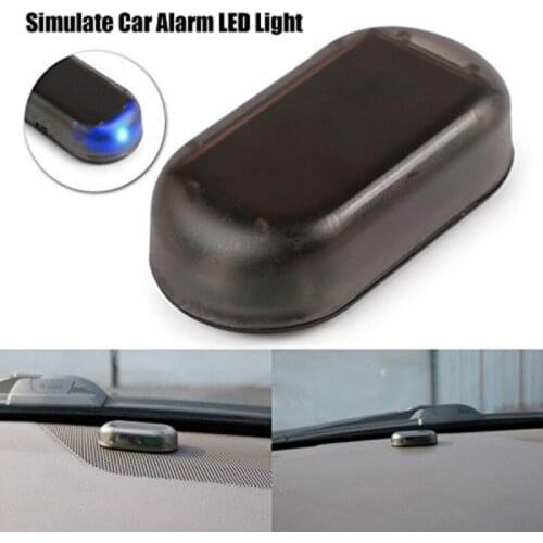 Car Fake Security Light Solar Powered Simulated Dummy Alarm Wireless Warning Anti-Theft Caution Lamp LED Flashing Imitation