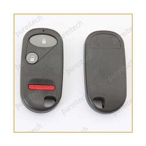 PREISEI 20pieces/lot 2+1 Buttons Plastic Car Key Covers For Honda Keyless Remote Fobs Replacements