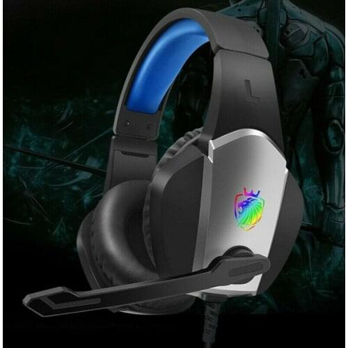 Wired Gaming Headset USB 7.1 Stereo 3.5mm Headphones with Noise Canceling Mic
