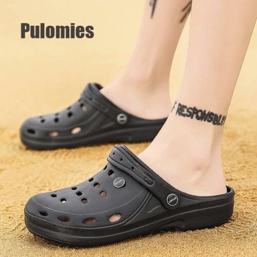 Summer Men Shoes Quick Dry Clogs Casual Garden Beach Sandals Couple Antiskid Home Flip Flops Slippers For Women Plus Size 49