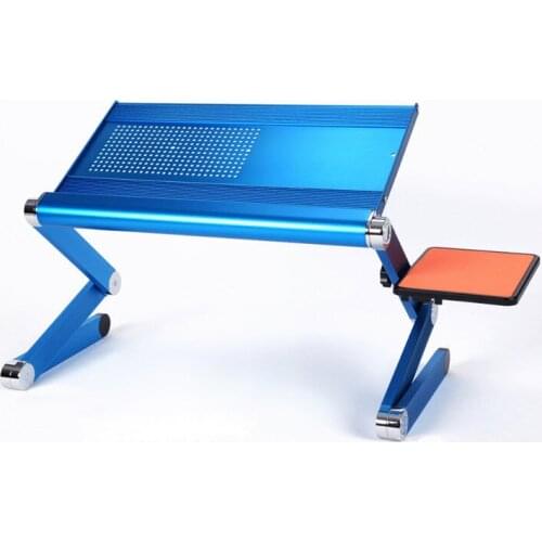 Foldable table Portable Mini Magical Computer Desk With Mouse Board Laptop bed Table For Sofa/Bed/Outdoor Travel Aluminum Alloy