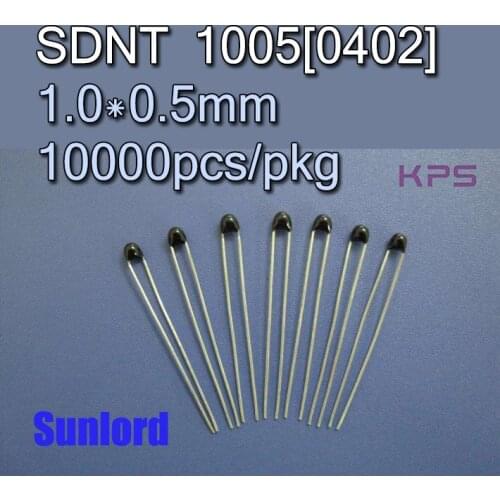 SDNT 1005 Multilayer Temperature NTC Thermistor SMD Computer Automobile 5G AI EMI Phones Telephone Printer Facsimile VCR DVD CD