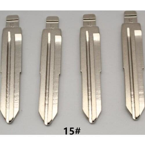 XIEAILI OEM 30Pcs 15# Metal Blank Uncut Flip KD Remote Key Blade For Mitsubishi Outlander/Grandis For Hyundai Elantra K03