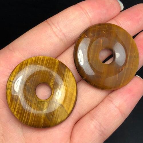 1pcs Natural tiger eye crystal copper coin earth specimen mineral reiki healing chakras can bring wealth and happiness