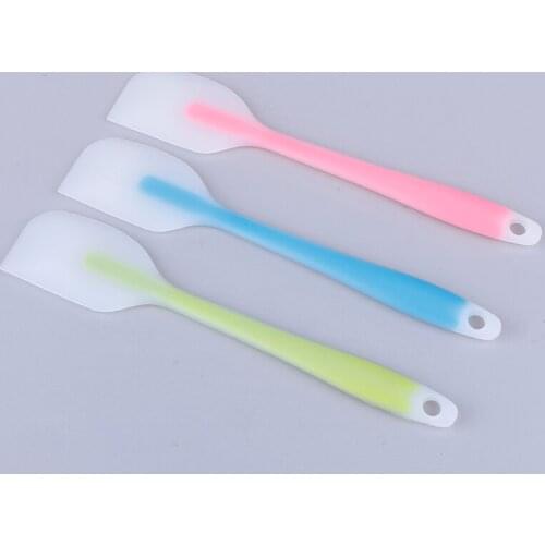 1pc Heat Resistant Non-stick Silicone Spatula Spoon Cooking Kitchen Cake Scraper