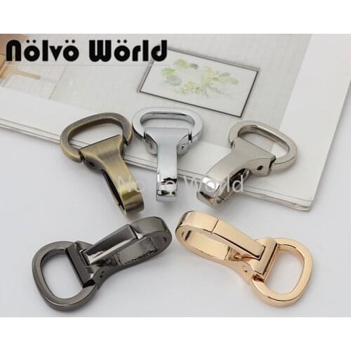 10-50 pieces 6colors 40*17mm 5/8'' trigger clip swivel snap hook for handbag chain purse spring gate snap hook bag hardware