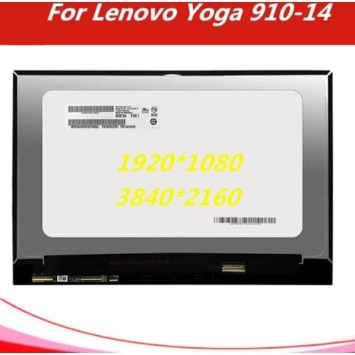 14'' Lcd Touch Screen Assembly Replacement for 2 IN 1 Ultrabook For Lenovo Yoga 910-14 Yoga 5 PRO