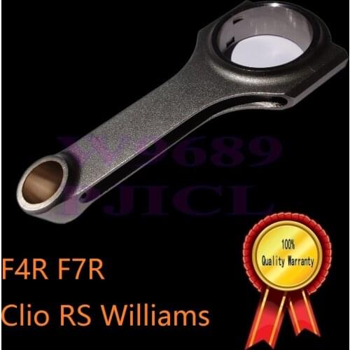 144 mm length Moteur F4R F7R renault Clio RS williams forged pistons vilebrequin bielle forgee en H with diametre de pied 21 mm