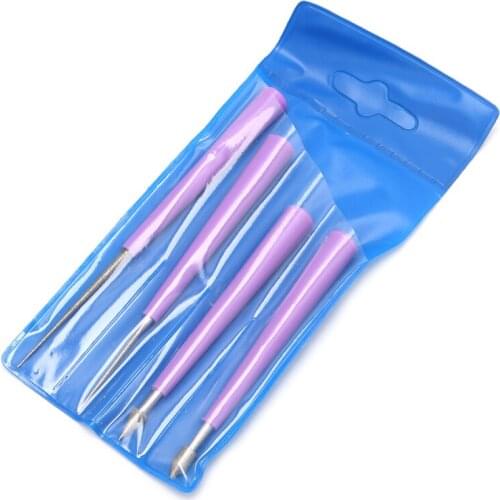 4pcs Diamond Pearl Glass Bead Reamer Burr Beading Hole Enlarger Tool Set DIY New