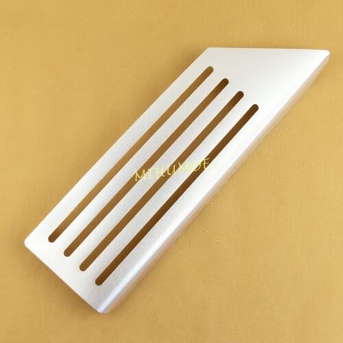 Aluminium Footrest Foot Rest Dead Pedal Cover For 2018-2020 2021 Tesla Model 3 LHD